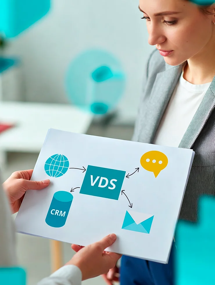 Команда обсуждает схему размещения сайтов и сервисов на VDS сервере