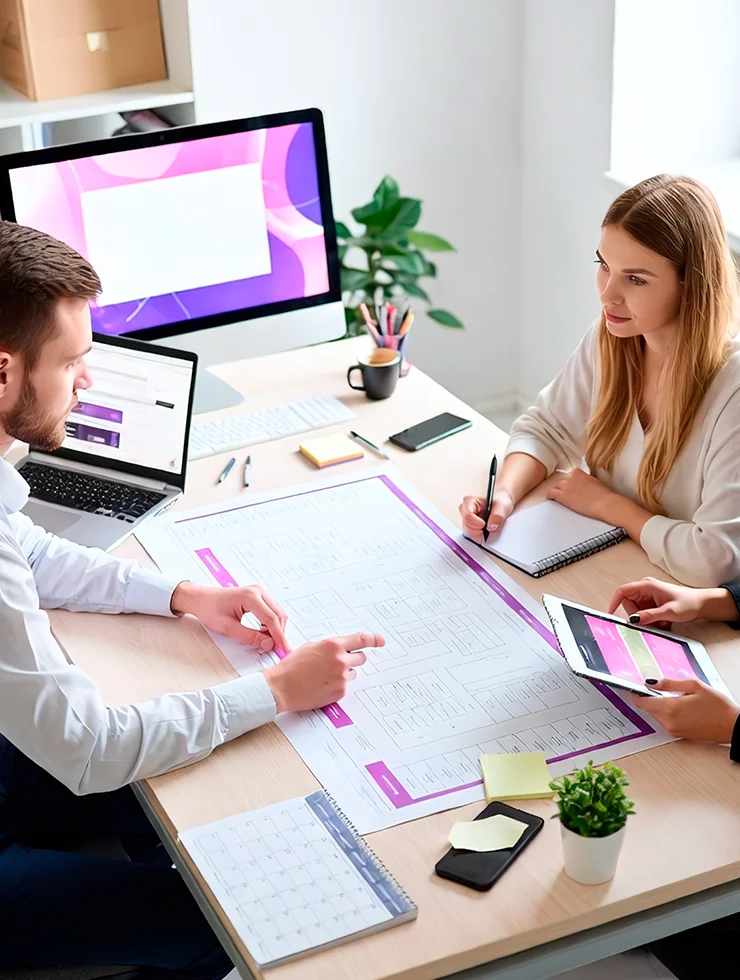 Команда планирует запуск первого стенда на выставке и распределяет задачи