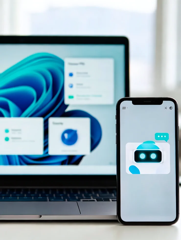 Команда настраивает CRM и воронку продаж в офисе